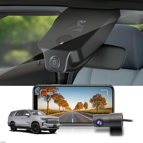 Compare Fitcamx Front 2160P+Rear 1080P Dash Cam for 20212025 Chevy Tahoe LS LT RST Premier Z71 High Country HD24925 has AutoDimming, OEM Style, Dual HD Video, WiFi & APP, Loop Recording, GSensor, 128GB at KSA Price