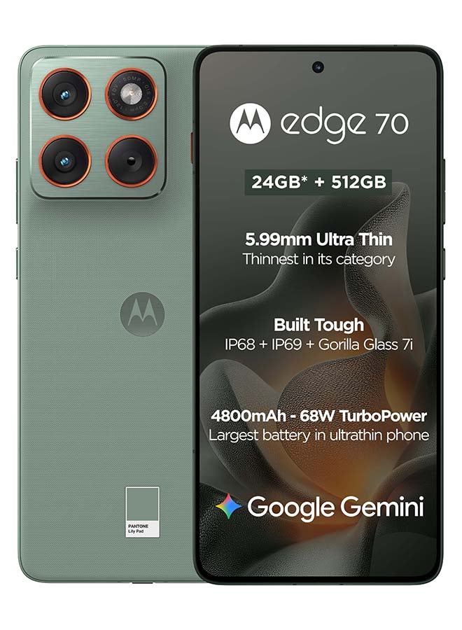 Edge 70 Dual SIM 5G 12 RAM 512GB Lily…