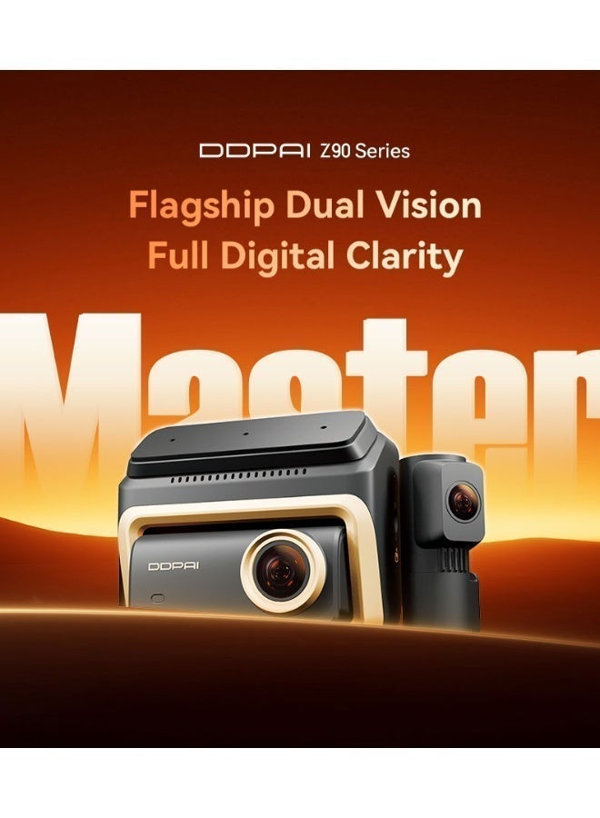 DDPAI Z90 Master Dual Dash Cam 4K + 4K…