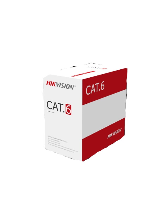 Compare DS1LN6UWCCA Cat6 UTP Network Cable – 305m Roll, 23AWG CCA Conductor, PVC Jacket, Gigabit Ethernet, PoE Compatible, Fluke Tested, White White at KSA Price