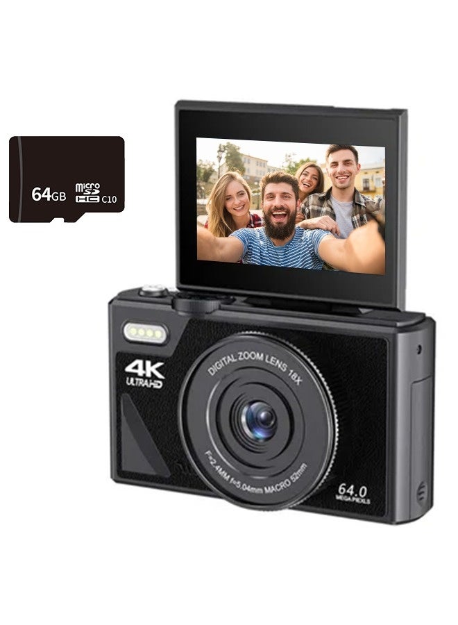 64MP Digital Camera for Photography and Video,…