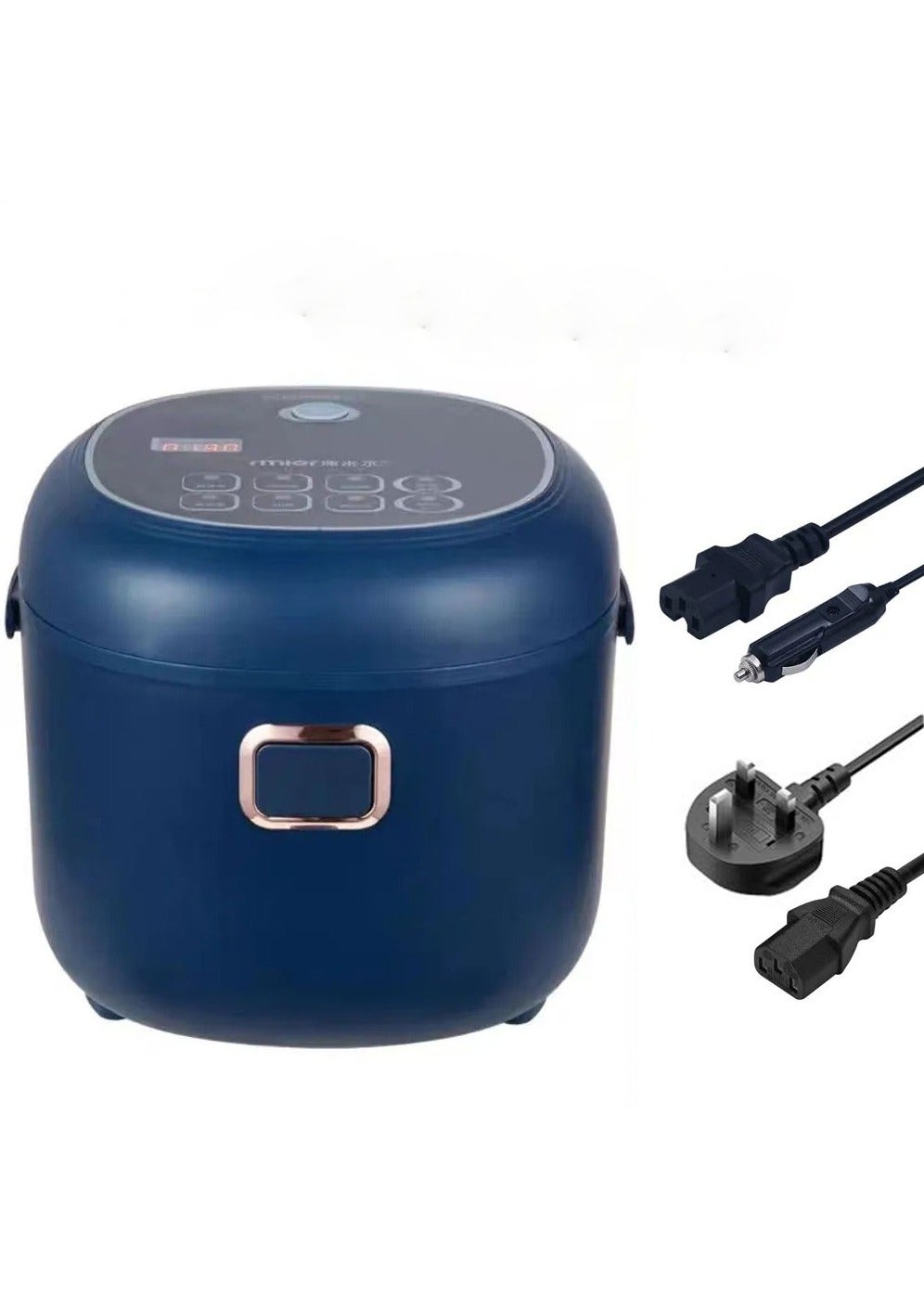Compare Portable Car Rice Cooker 12V24V & 110V Home Use | 2L Mini Travel Electric Rice Cooker with Steamer for Truck, RV, Camping & Office | Fast Cooking with 6 Modes, Keep Warm Function | Compact Design for Road Trips, T at KSA Price