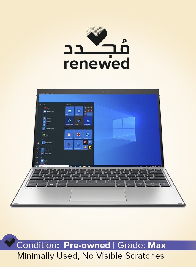 Compare Renewed  Elite X2 G8 Detachable Laptop, 13Inch Display, Intel Core i5 11th Gen, 8GB RAM, 256GB SSD, Intel Iris Xe Graphics, Windows 11 Pro English silver at KSA Price
