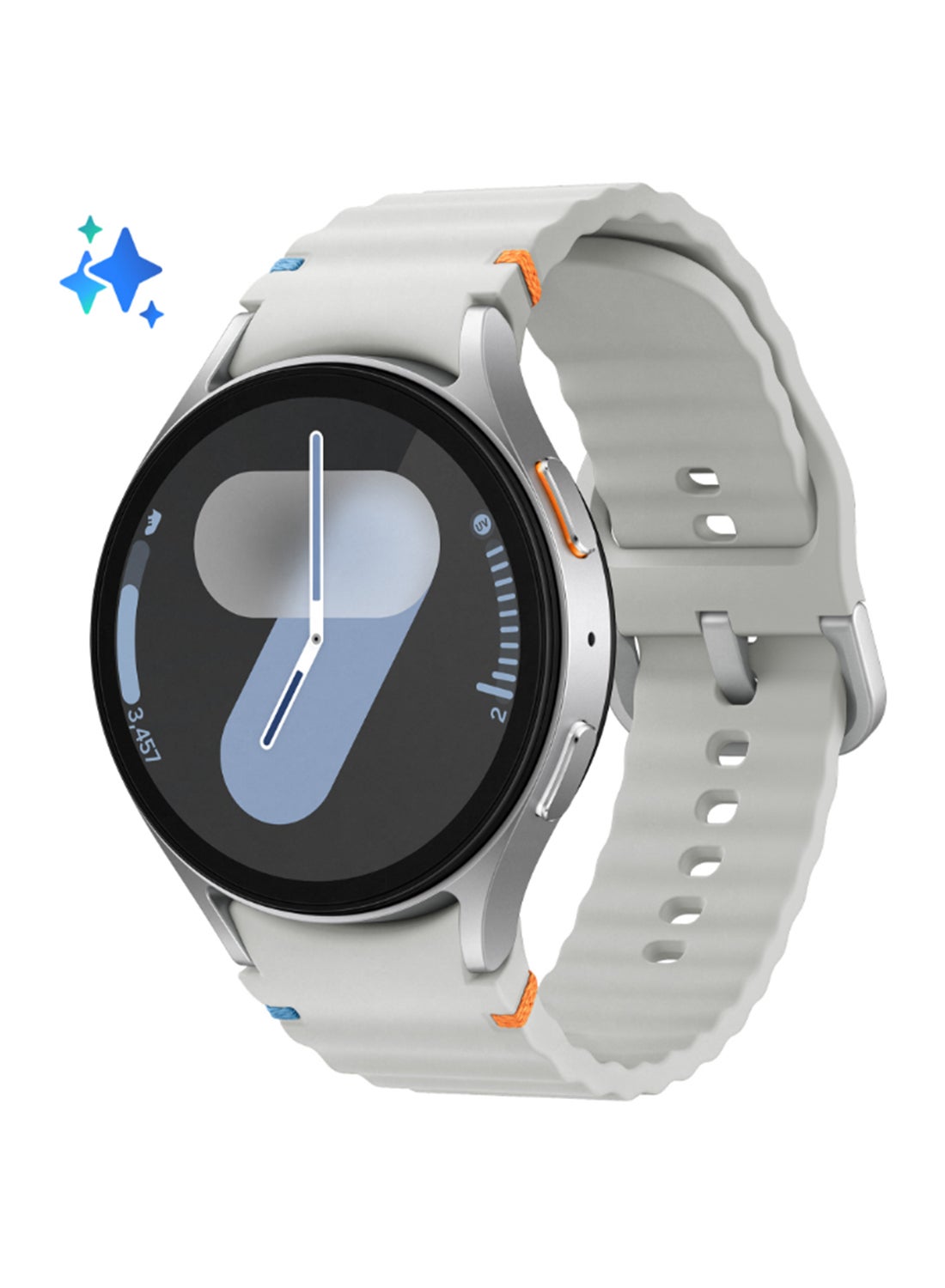 Compare Galaxy Watch7 44mm UAE Version Smartwatch, LTE, Sleep Coaching, Fitness Tracker  Silver at KSA Price