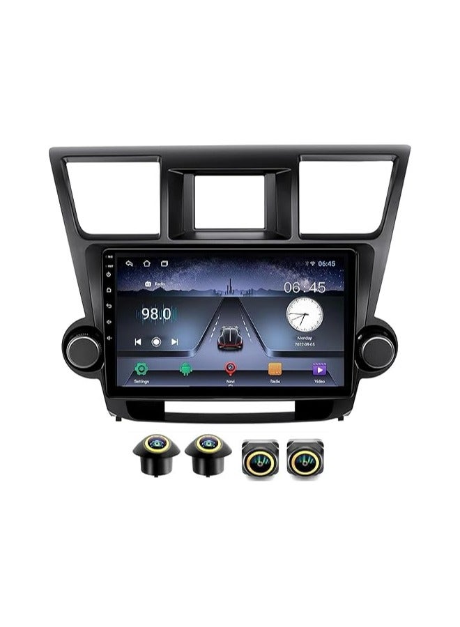 Compare Android Car Stereo for Toyota Highlander 20082014 4GB RAM 64GB ROM Support Carplay, MLink WiFi BT, Radio GPS, 10 Inch IPS.QLED, interface, Screen with 360D Camera Included at KSA Price