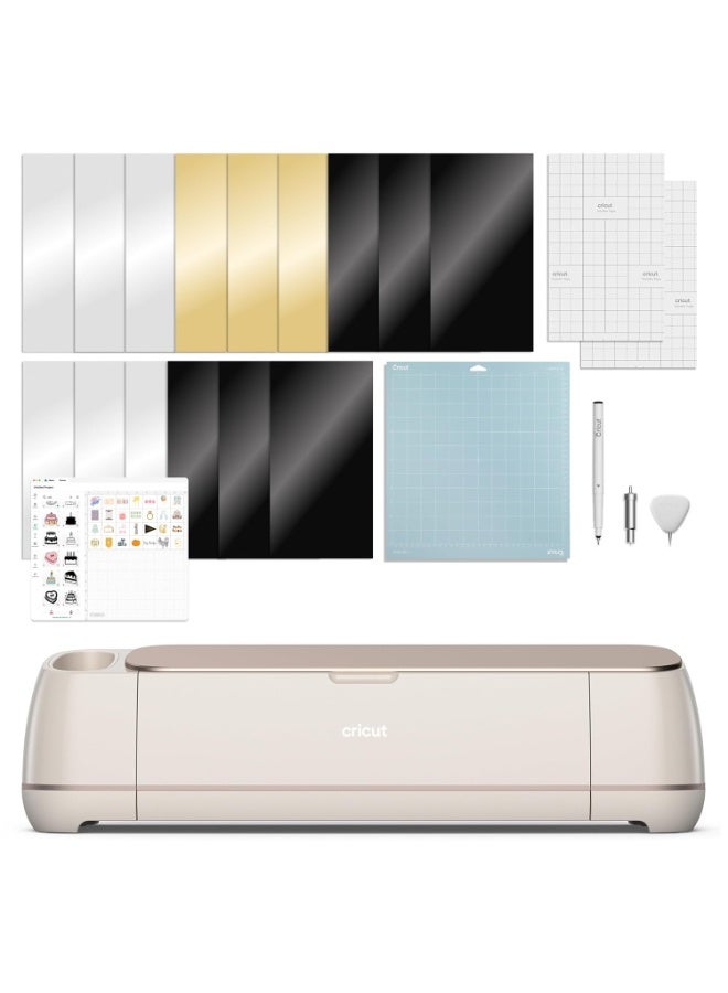Compare Cricut Maker 4  Smart Cutting Machine Seashell | Digital Content Bundle  Includes 30 Images in Design Space App at KSA Price
