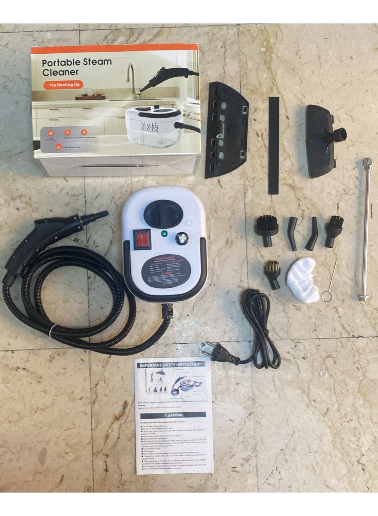 2500W Portable Handheld Steam Cleaner High Temperature…