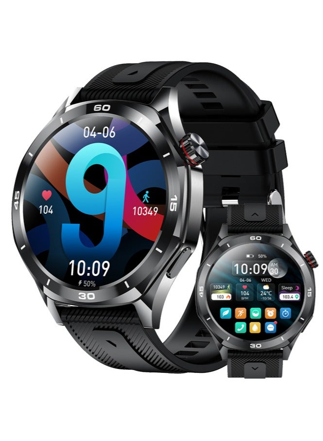Compare Smart Watch for Men Compatible with IOS Android  1.52 inch Full Touch Screen IP67 Waterproof Bluetooth Fitness Tracker Heart RateSleep Monitor at KSA Price