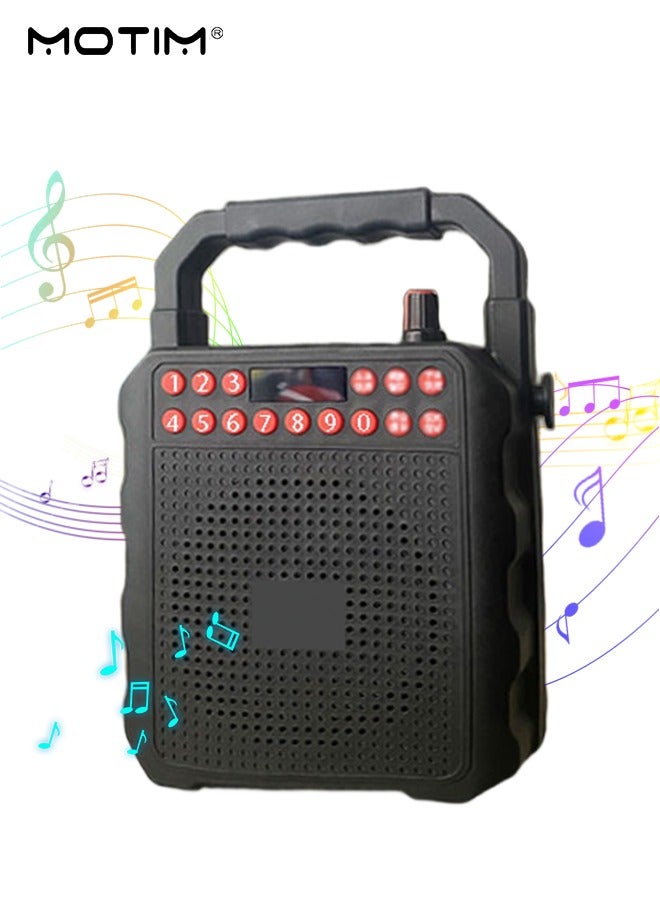 Compare Portable Wireless Bluetooth Speaker Karaoke Speaker Sound System, Stereo Sound, Powerfull Bass, Multimedia TFAUXU StickFMBluetoothWireless Mic Function, Plug & Play at KSA Price
