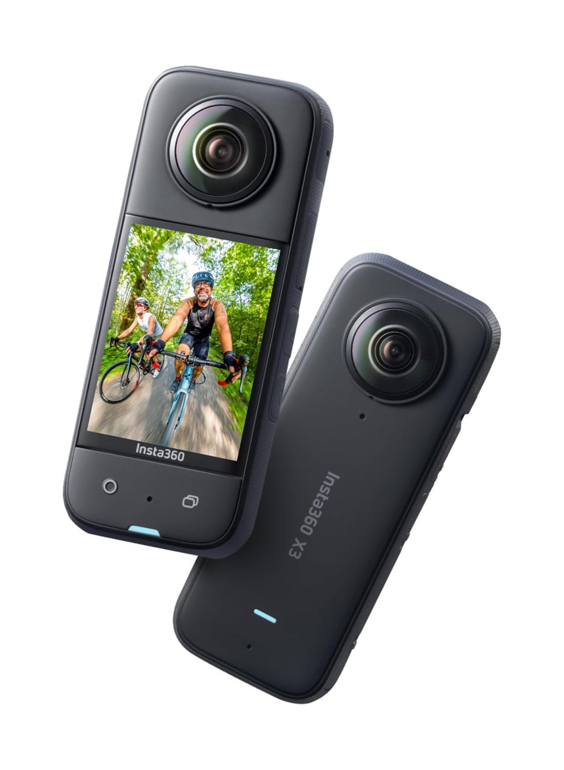 Compare X3 10m Waterproof 360° Action Camera | 5.7K30FPS Video, 72MP photos, 4K30fps SingleLens mode,  12 48MP Sensor, AI Editing, Invisible Selfie Stick Effect, Auto Stabilization, 2.29 Touchscreen at KSA Price