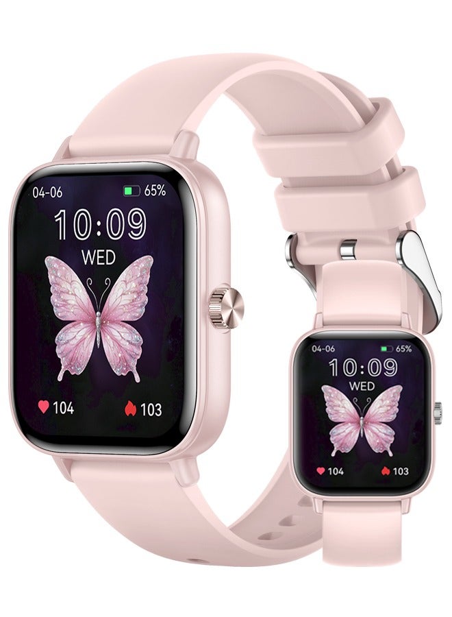 Compare Smart Watch for Men and Women with Pink Case, 1.83 Fitness Tracker, Heart Rate MonitorSleep TrackerPedometer, 100+ Sport Modes, Compatible with Android & iOS at KSA Price
