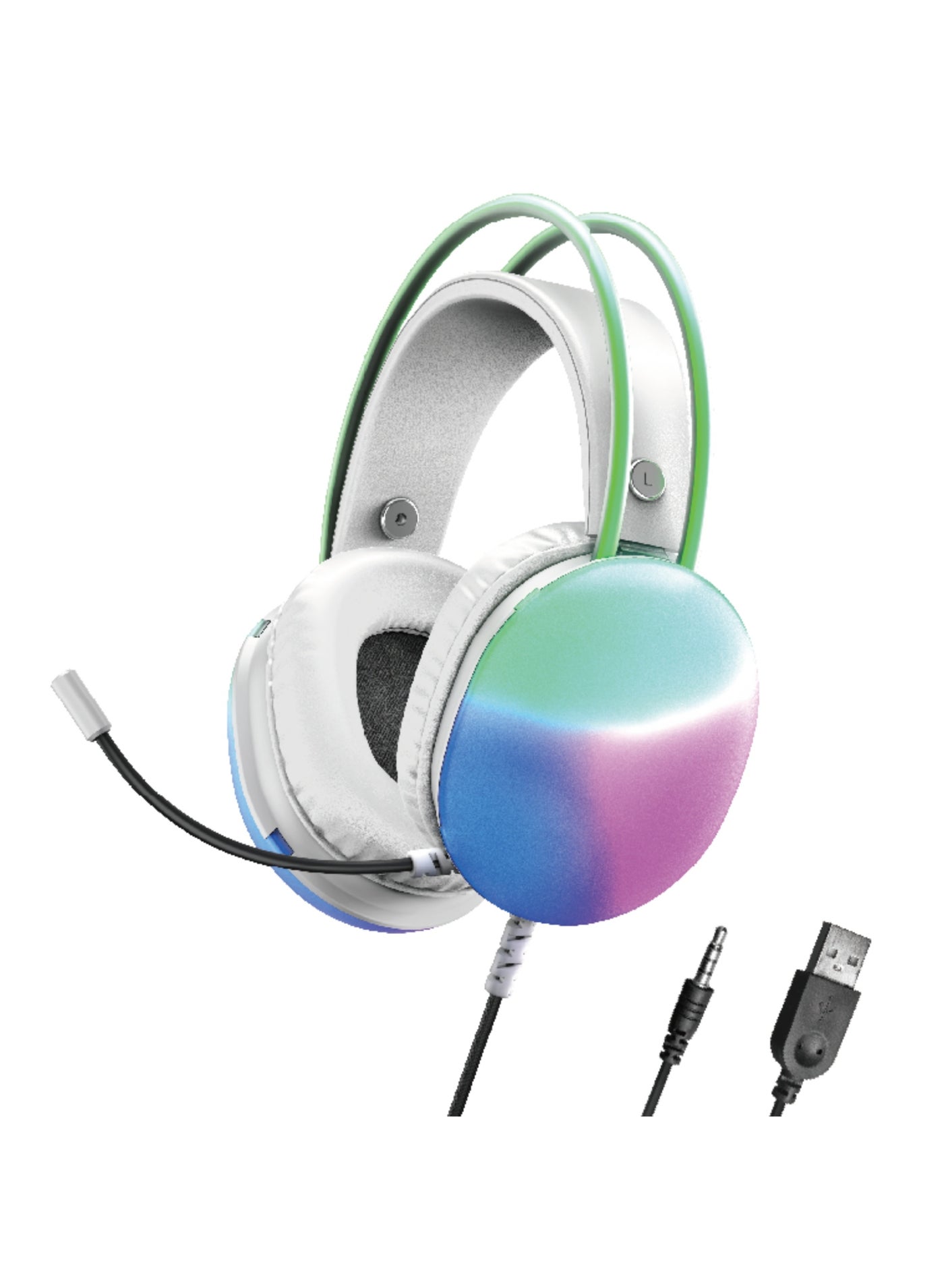 Wired Over Ear Gaming Headphone with Mic and…