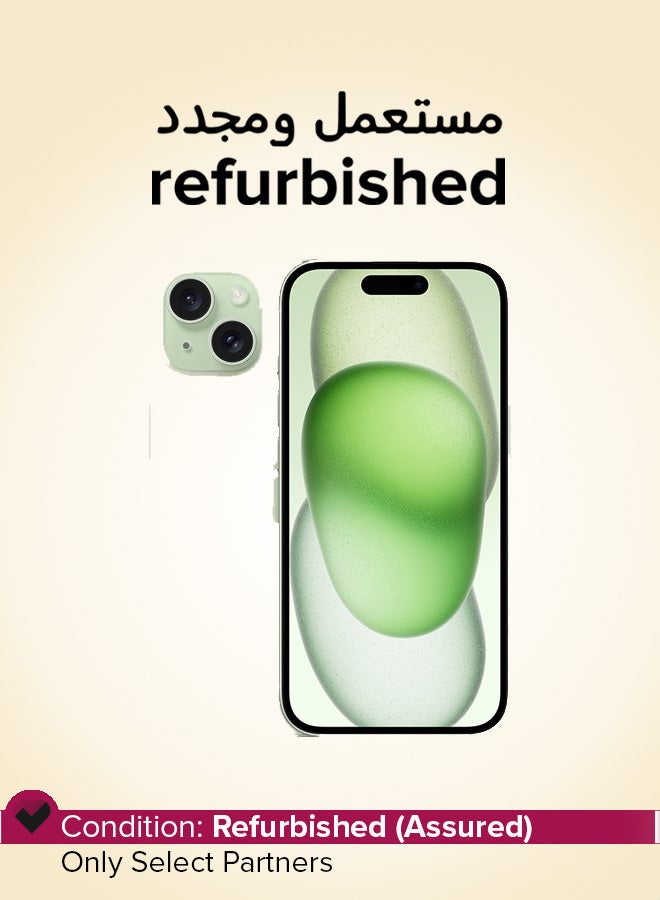 Compare Refurbished  iPhone 15 128GB Green 5G  International Version at KSA Price