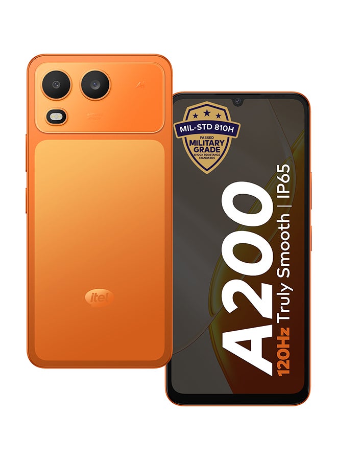 Compare A200 Dual SIM Comet Orange 3+5GB RAM 128 GB 4G  Middle East Version at KSA Price