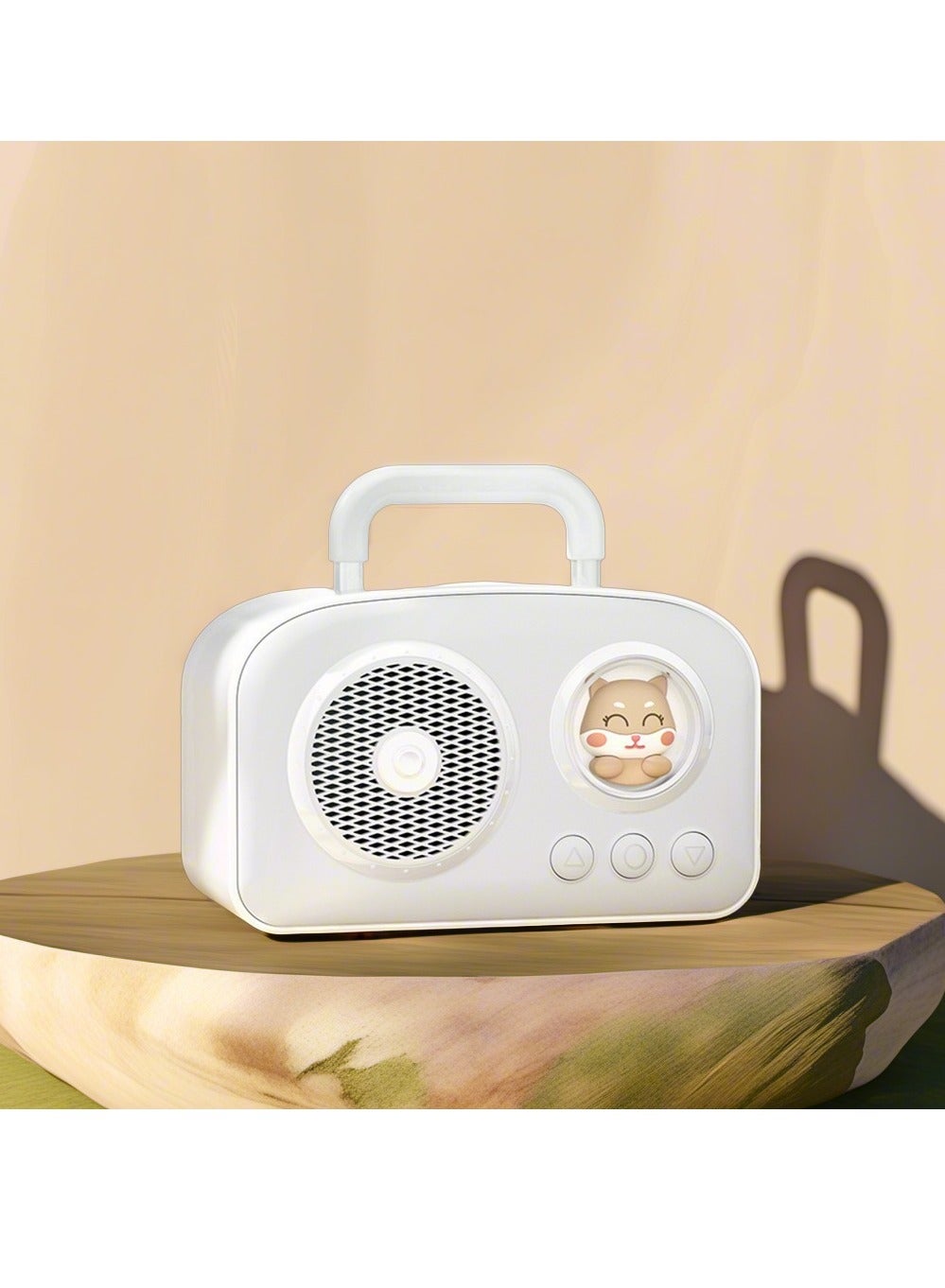 Portable Bluetooth radio, featuring stereo effect,…