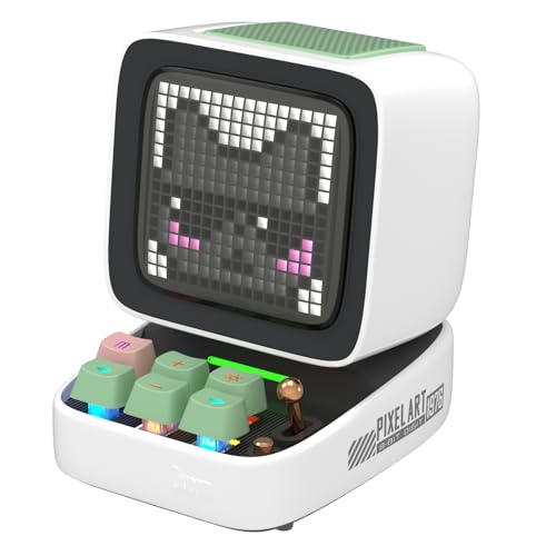Divoom Ditoo Retro Pixel Art Bluetooth Speaker,…