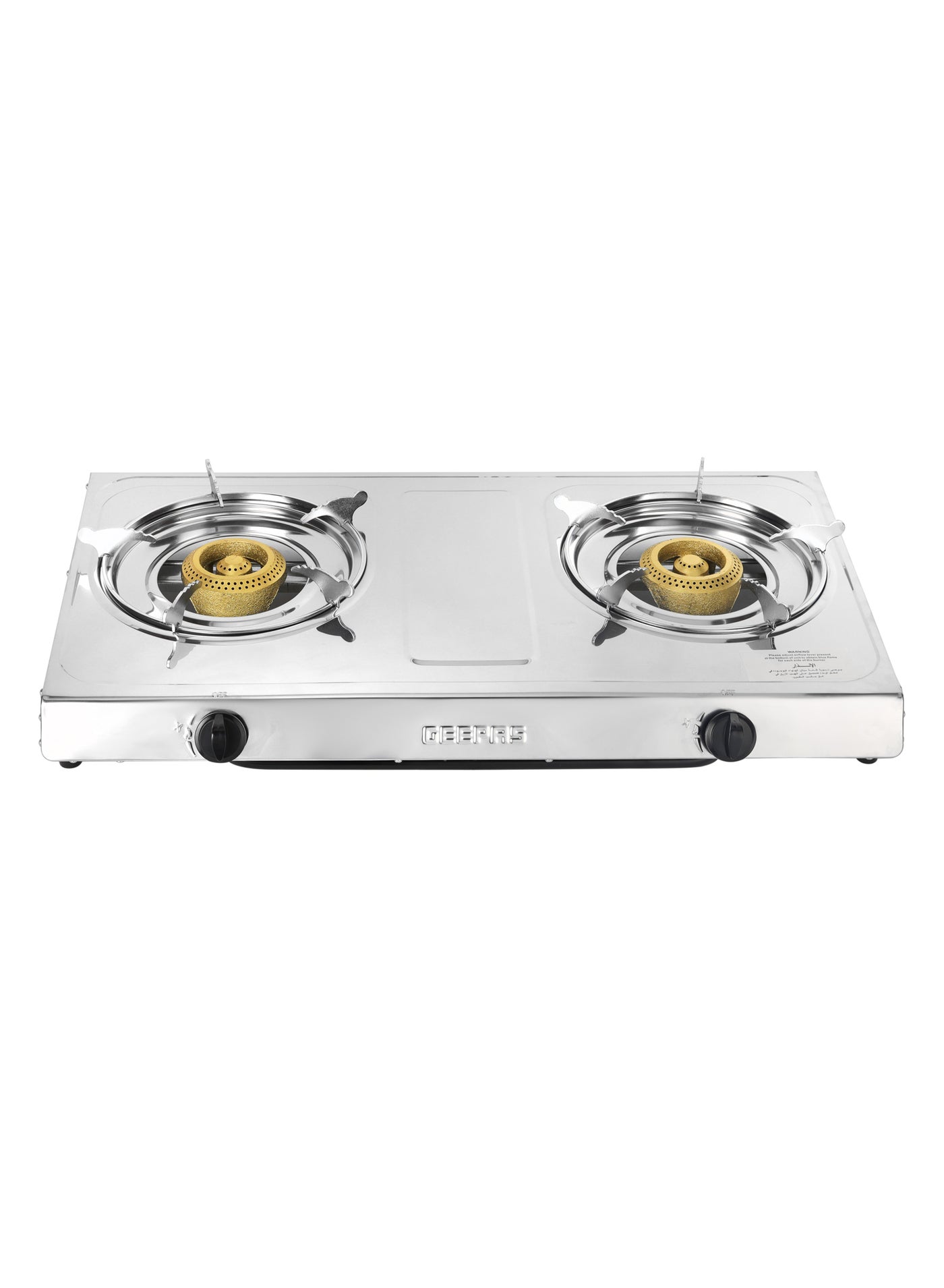 Compare Stainless Steel Gas Cooker| 2 Cast Iron Burner Stove, Low Consumption and Improved Flow for Efficient Heating Save 60%| Auto Ignition System, LPG Stovetop, Perfect for Home, Apartments, Kitchen Use| 2 Years Warranty GK679N Sil at KSA Price