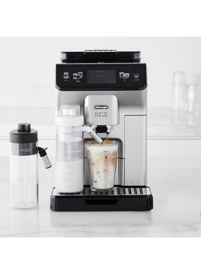 Compare Eletta Explore Coffee Machine  Regular 1.8 L 1450 W ECAM450.65.S Silver at KSA Price