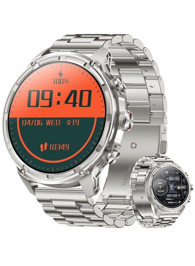 Compare Smart Watches for Men with 1.85 Screen, 710mAh Battery Fitness Tracker with FlashlightMakeAnswer Call100+ Sports ModeSleep MonitoringHeart Rate Monitoring, iOS Android waterproof Sports Watch at KSA Price
