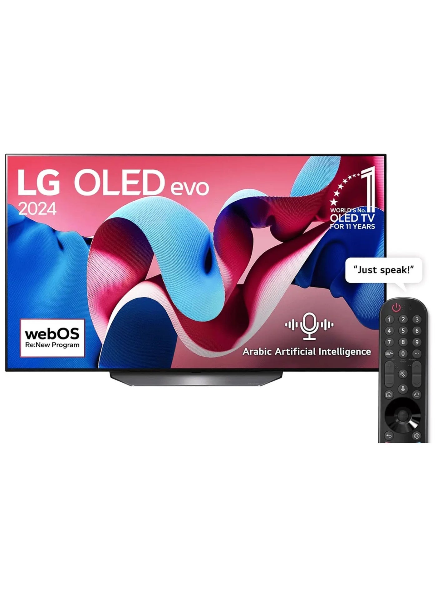 Compare 65Inch 4K OLED TV – OLED65CS4VA OLED evo Tv | ?9 Gen7 AI Processor, 120Hz, HDR10, Dolby Vision & Atmos, webOS 24 Smart TV with Magic Remote, HDMI 2, GSync & FreeSync International OLED65CS4VA Black at KSA Price