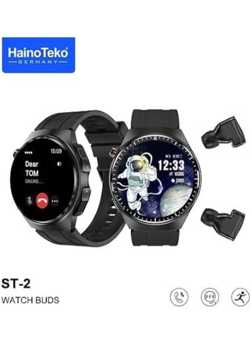 ST-2 Smart Watch 19mm Black | Stylish, Sleek Design,…
