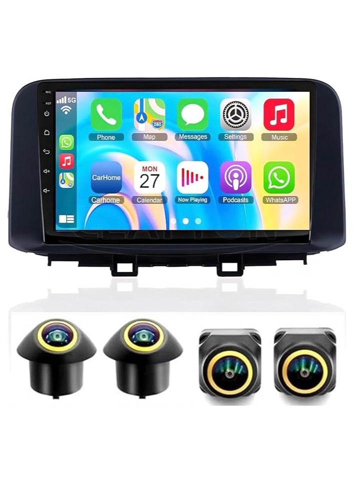 Compare Android Car Stereo for Hyundai Tucson IX35 20182020 4GB RAM 64GB ROM Support Carplay, MLink WiFi BT, Radio GPS, 10 Inch IPS.QLED, Fast interface Touch Screen with 360D Camera Included at KSA Price
