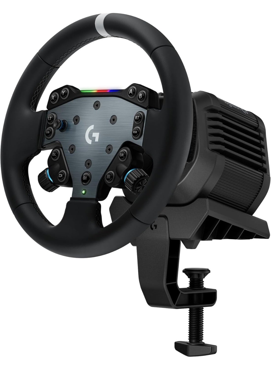 Compare G RS50 System, 3Piece Sim Racing Steering Wheel Setup  RS50 Wheel base with 8 Nm Direct Drive, RS Wheel Hub with 13 Buttons and RS Round Wheel 11–inch  For PC at KSA Price