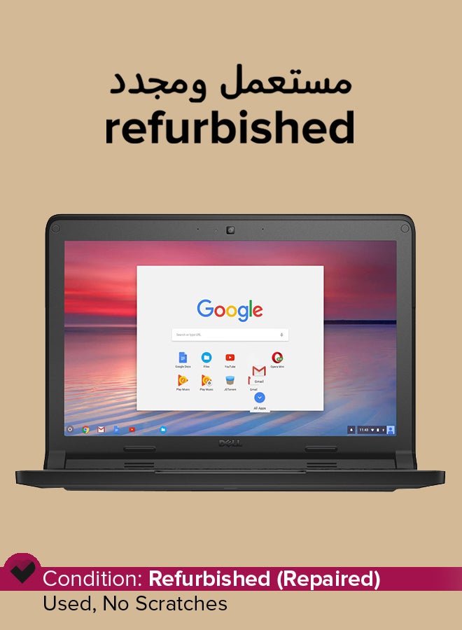 Compare Refurbished  Chromebook 3120 Laptop With 11.6Inch Display,Intel CeleronProcessor2nd Gen2GB RAM16GB SSD256MB Intel HD Graphics English Black at KSA Price