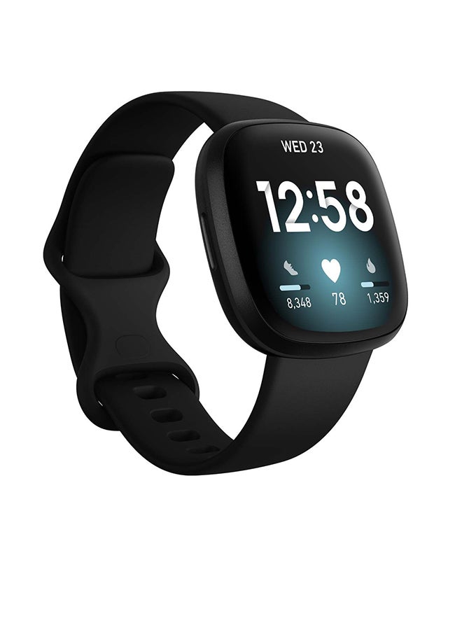 Compare Versa 3 Health & Fitness Smartwatch with 6months Premium Membership Included Builtin GPS Daily Readiness Score and Up To 6+ Days Battery BlackBlack Aluminium at KSA Price