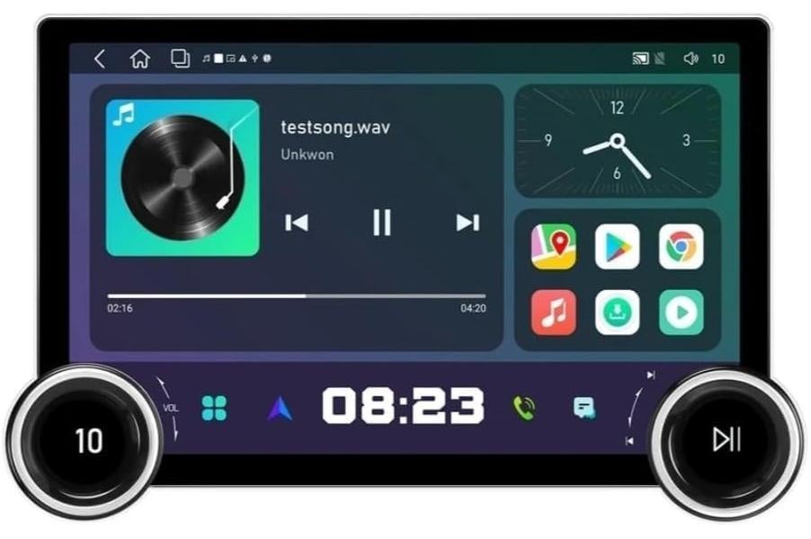 Compare 11.8 Inch 2K Car Android Screen Support Apple Carplay Android Auto Wireless Suitable For 9 Inch 10 inch Android Frame 2GB RAM 32GB ROM Fast Interface Quick Boot AHD Camera Included at KSA Price