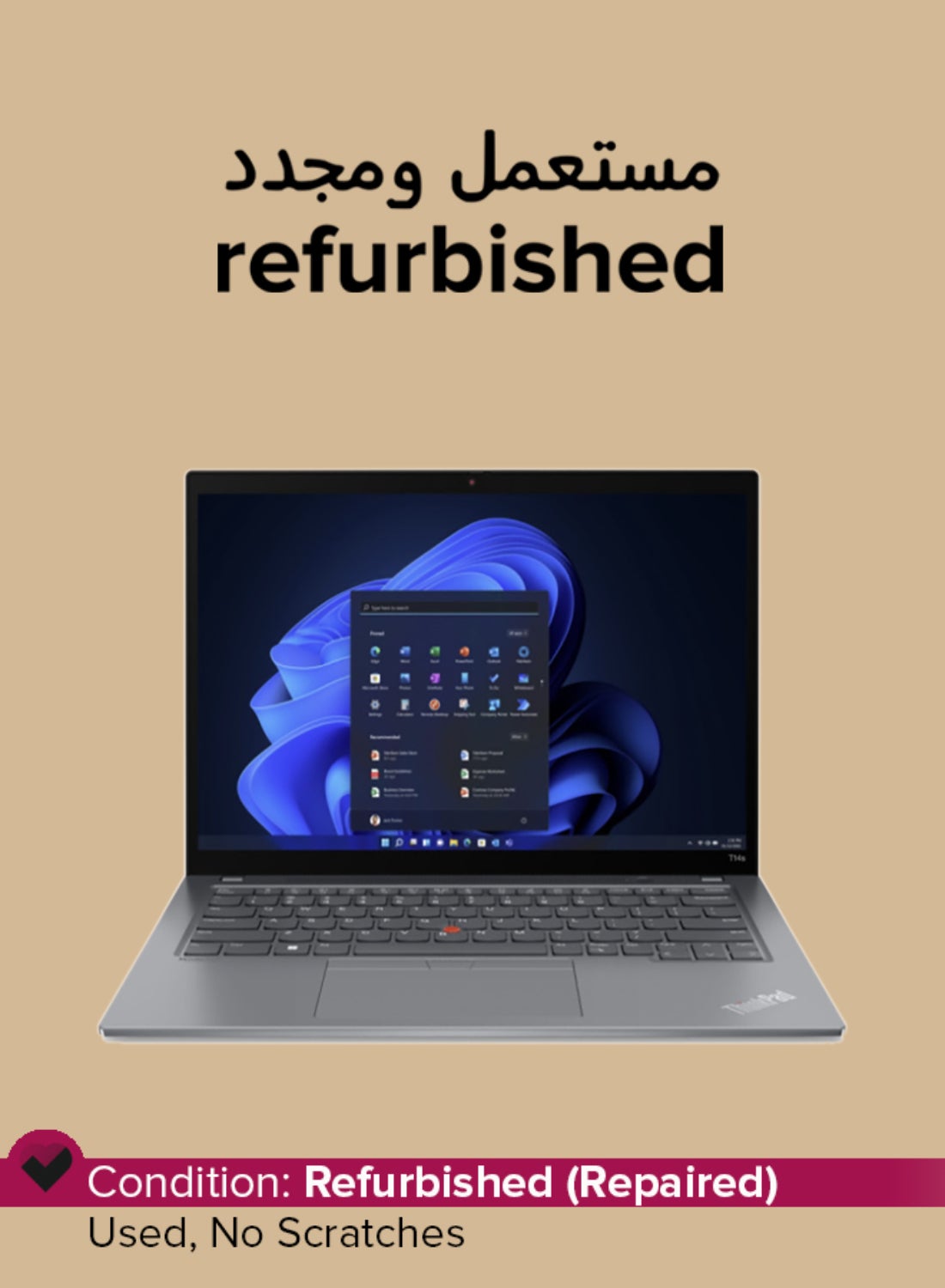 Renewed - Thinkpad T14s Gen 3 Laptop With…