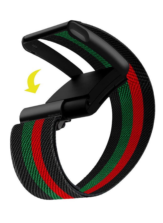 Compare Adjustable Nylon Sport Strap Compatible with Whoop Life MG – Breathable and Waterproof Replacement Wristband Multicolour1 at KSA Price