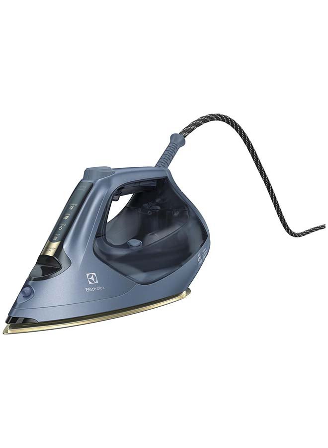 Compare Fully Automatic Premium 2500W Steam Iron, 240gmin Powerful Steam Shot, Iron Box with Resilium Soleplate, 4 Auto Programs & SelfCleaning Function, Triple Clean System, ReadyInAMinute, Autooff 0.25 L 2500 W E8SI180BM Denim Blue at KSA Price