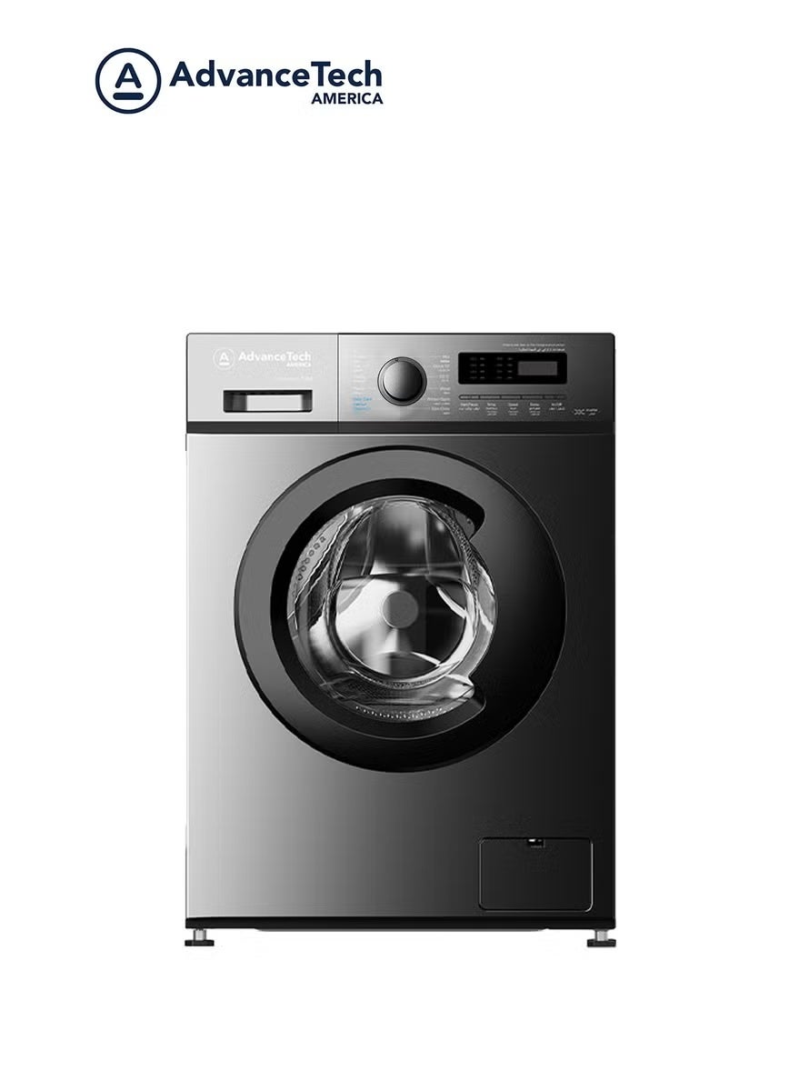 Compare Advancetech America 8KG Front Load Washing Machine  1200 RPM, BLDC Inverter Motor, ATW80FLTU12W at KSA Price