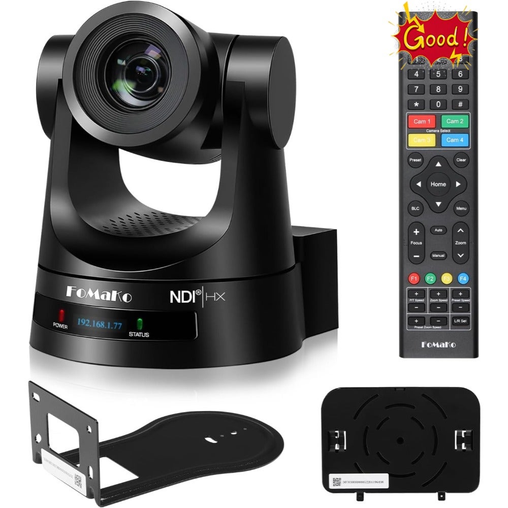 NDI PTZ Camera, 30X Optical Zoom, AI Auto-Tracking…