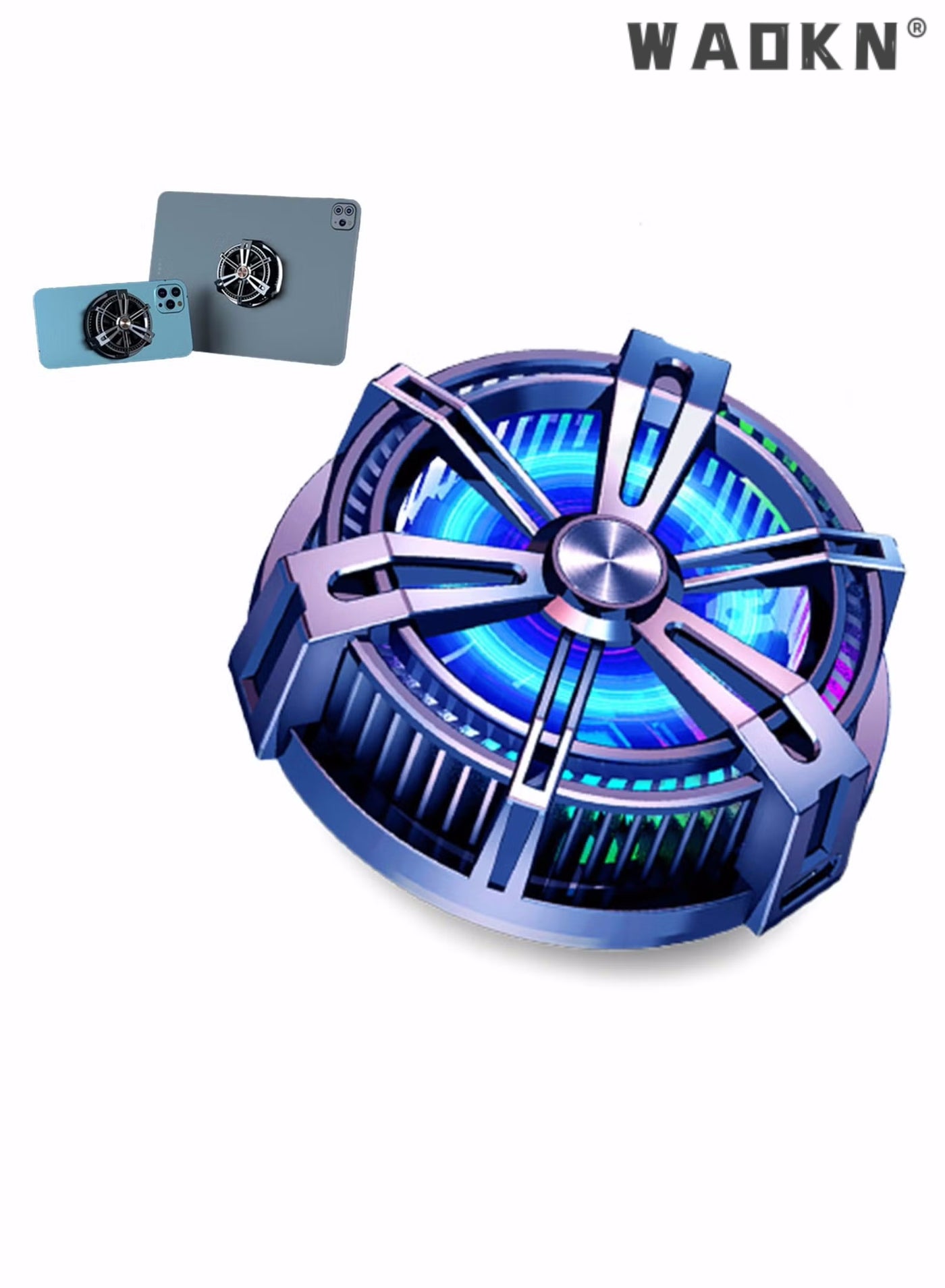 Compare Mobile Phone Cooler for Magsafe, Game Cooler Fan for PUBG, Designed for iPhone 1415 Series, Live Streaming and Vlog, Semiconductor Heatsink Without Noise for iOS and for Android, for ipad and Tablet at KSA Price