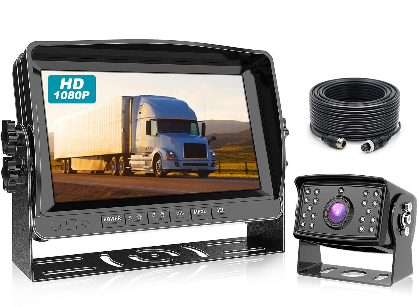 Fookoo HD Backup Camera System Kit 9 1080P…
