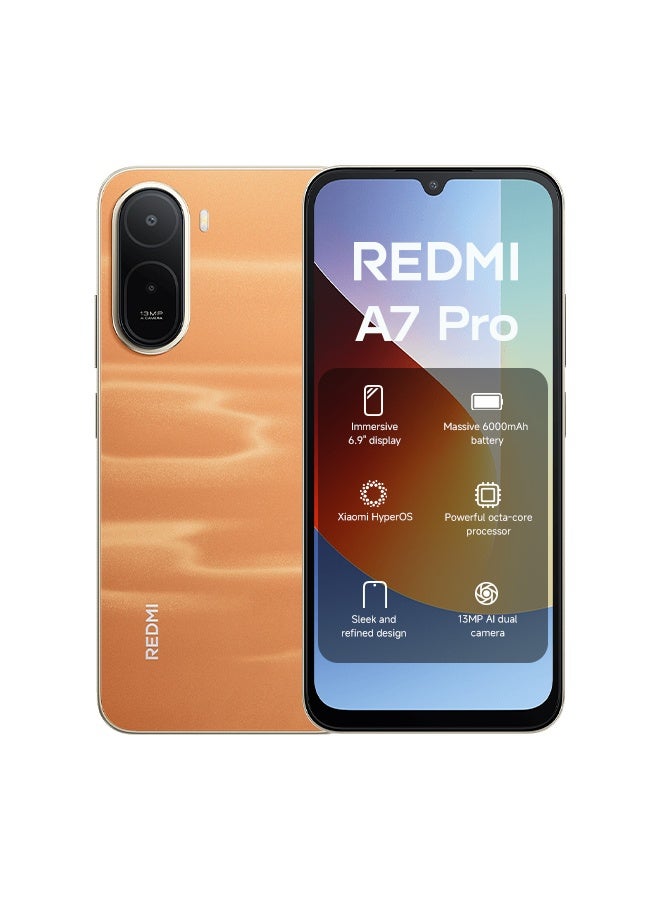 Redmi A7 Pro Dual SIM 4G Sunset Orange…