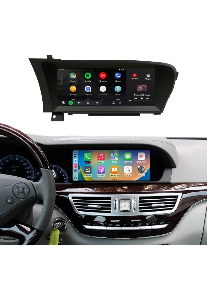 Compare 10.25 QLED Touch Screen Car Stereo for MercedesBenz SClass W221  CL W216 2005–2013 – Wireless Apple CarPlay & Android Auto, 8GB RAM + 128GB ROM, 4G LTE, GPS Navigation, Bluetooth, NTG 3.03.5 Compatible Head Unit at KSA Price