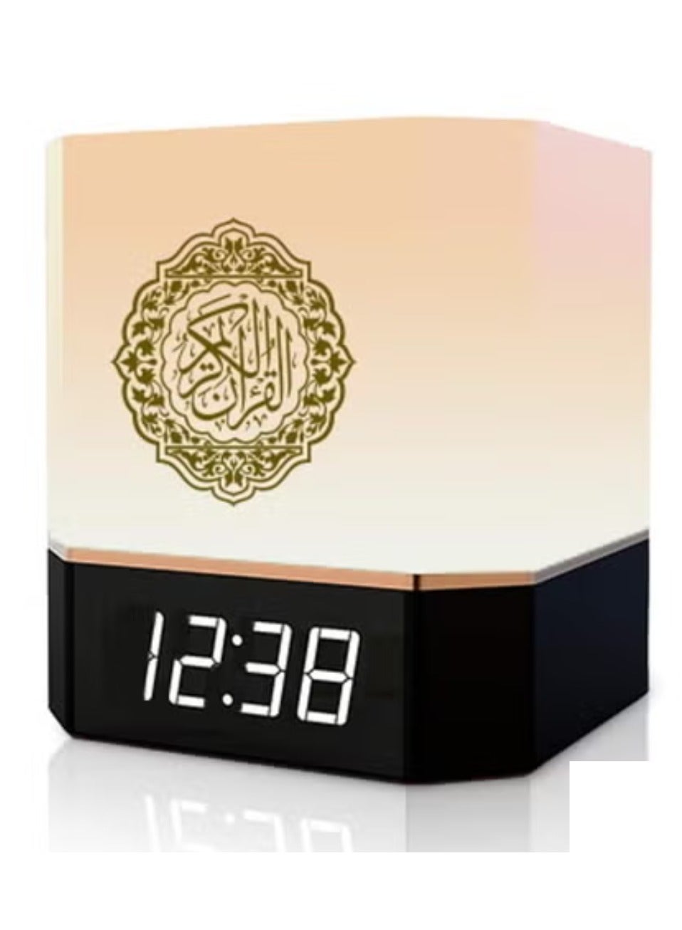 Compare Complete Quran Speaker with Lamp, Clock, 14 Language Translations, 18 Reciters, Azaan Settings & Mobile App Control – Ideal Islamic Gift for All Ages, Black at KSA Price