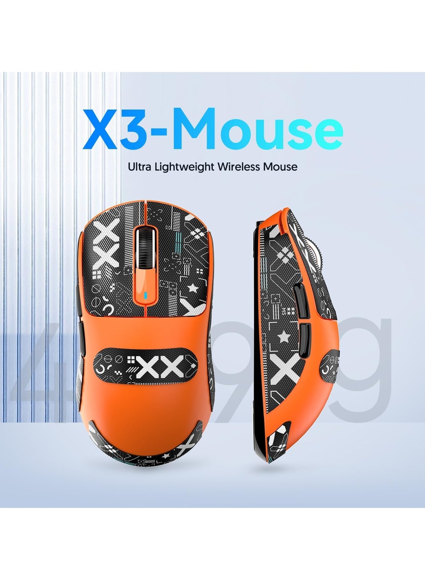 Compare ATTACK SHARK X3 Wireless Gaming Mouse – UltraLight 49g Superlight Design – 26,000 DPI Optical Sensor – 2.4GHz Wireless, Bluetooth & Wired Connection – Programmable Buttons – RGB Lighting – Ergonomic Grip – Compatible with PC, Laptop, Mac at KSA Price
