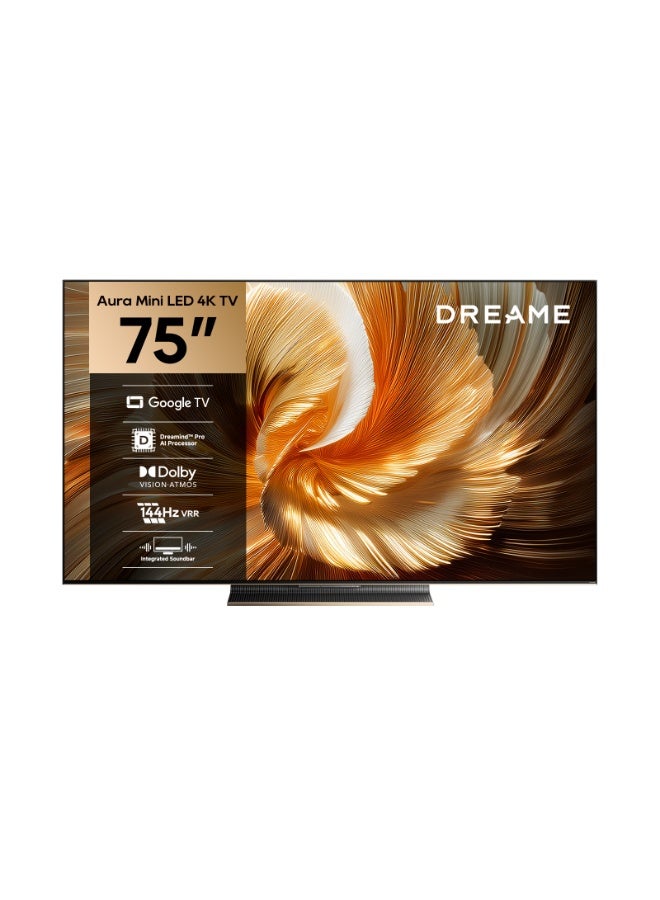 Dreame Aura 75 Inch Smart TV 4k QLED+ with…