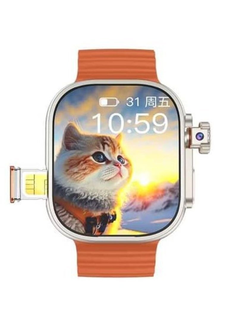 Compare Telzeal  4G SIM Smartwatch with Curved Screen Fitness Tracker, Heart Rate Monitor, GPS, Waterproof, MultiSport Modes, Call & Message Notifications, Long Battery Life, Stylish Design, Compatible with Android & iOS at KSA Price