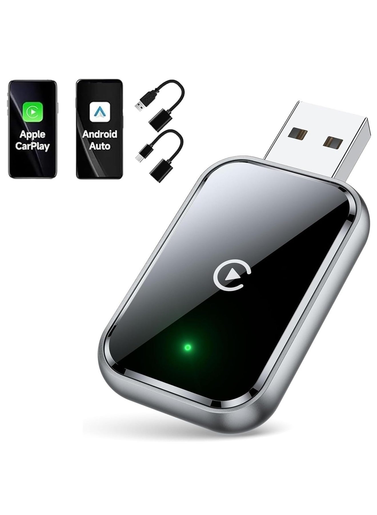 [2 in 1] Wireless CarPlay Adapter & Android…