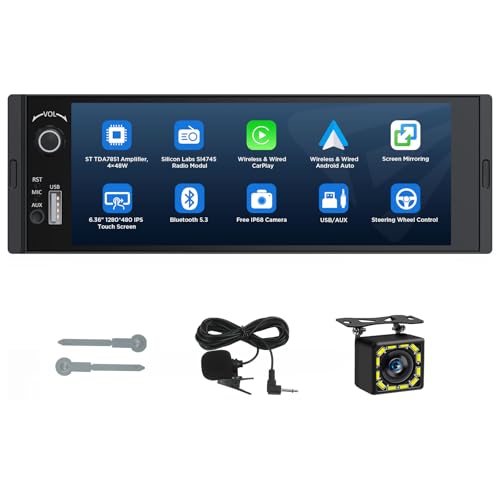 Eonon 636 Single DIN Car Stereo Wireless…