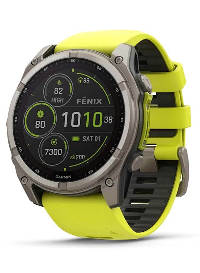 Compare Fenix 8  51MM  Up To 30  Days Battery Life  1.4inch SunlightVisible, Transflective MemoryInPixel , Scratch Resistant, Power Sapphireâ, Heart Rate Monitor, All Day Stress Monitor, Offline Voice Command, Calling Features, Super Bright LED Flashl at KSA Price