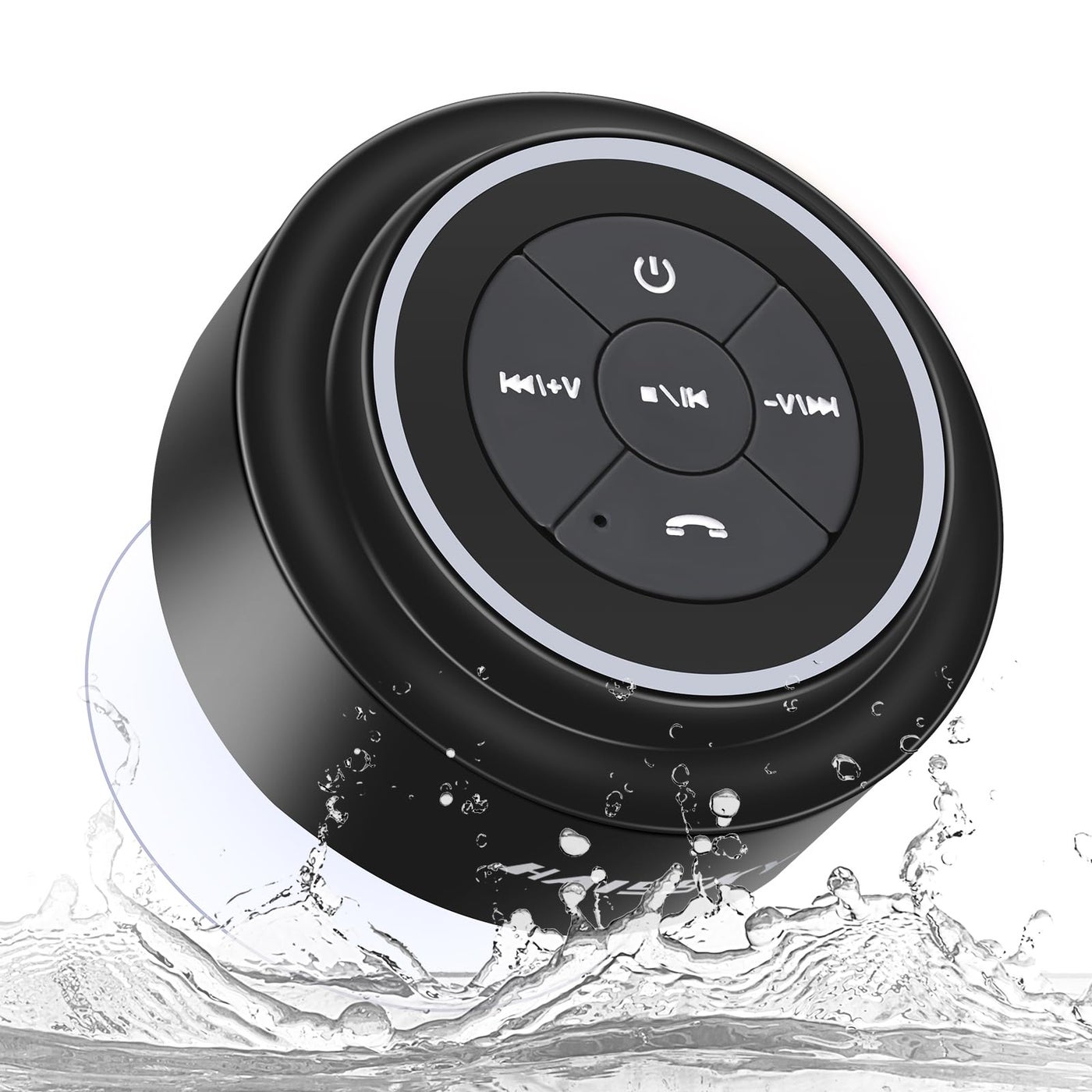 Compare HAISSKY Bluetooth Shower Speakers, Portable Wireless Speaker with Suction Cup, IP67 Waterproof Outdoor Wireless Speaker, Pairs Easily to Phones, Tablets, Computer, Gift for Men & Women at KSA Price
