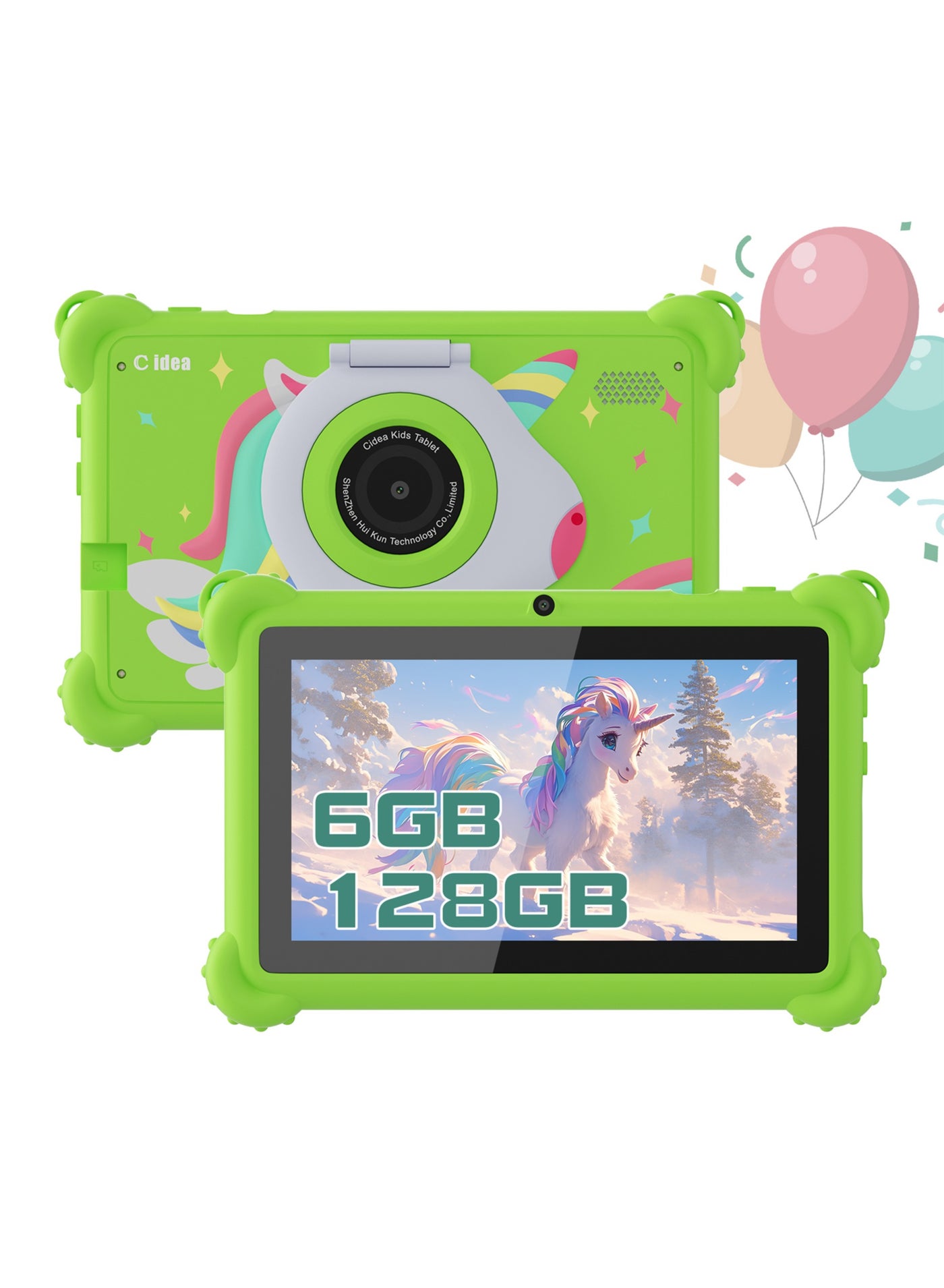 Compare 7 Inch Tablets for Kids,Android Kids Tablet Age 25, Kids APP PreInstalled Small Smart Kids Tablets for Girls Boys Children Educational Green at KSA Price