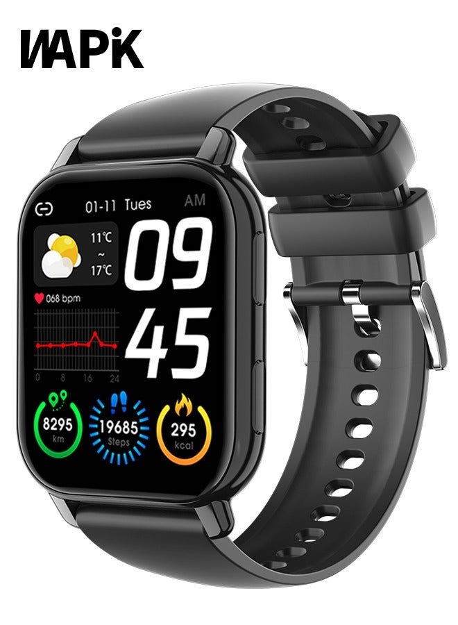 Compare Korean Brand P5S Smart Watch,Business Smartwatch,Waterproof Fitness Watch, Bluetooth Calling,Smart watch for Men, Zinc Alloy Vacuum Plating, Heart Rate Monitoring,Smart watch for women Black at KSA Price