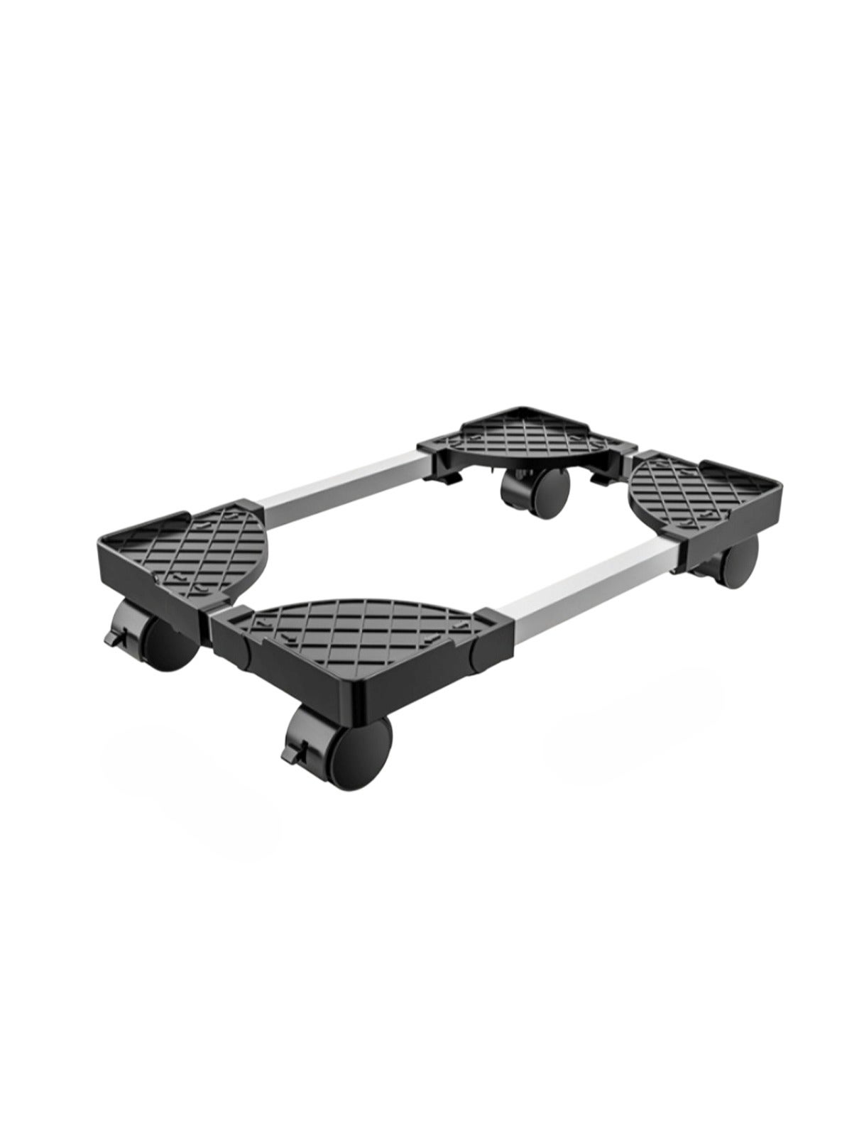 Compare Black Retractable Base Stand with Universal Wheels & Brake – Adjustable 22–34cm × 40–52cm at KSA Price